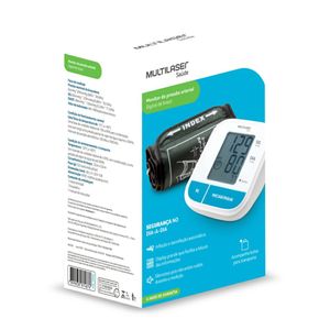 Monitor De Pressão Arterial De Braço Multilaser Saúde Silencioso Hc206