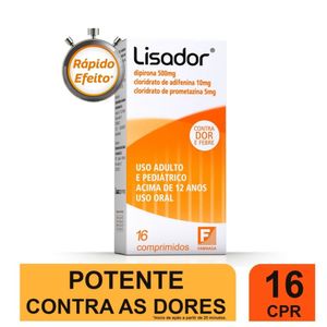 Lisador 500mg 16 Comprimidos