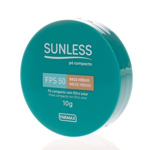 Pó Compacto Sunless Bege Médio Fps50 10g