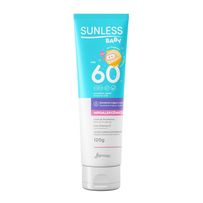 Protetor Solar Sunless Baby Hipoalergênico Fps60 120g
