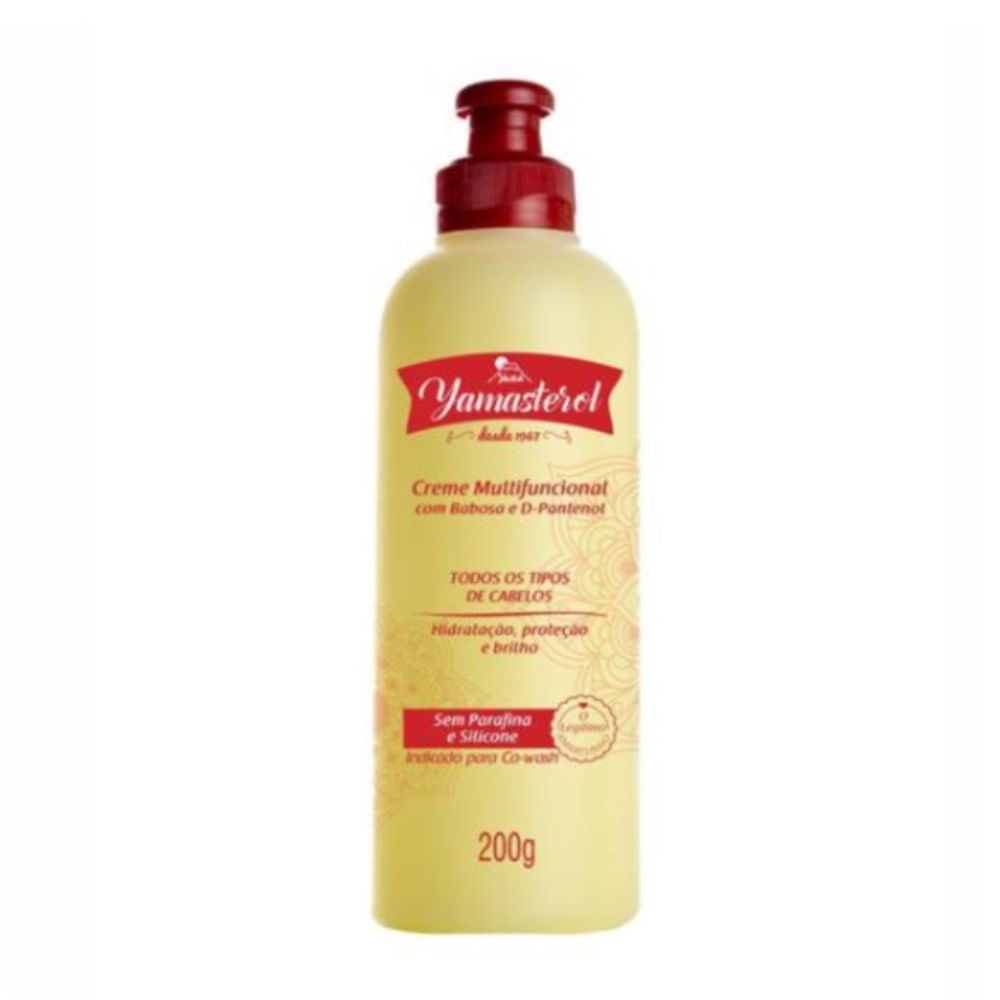 Creme Multifuncional Yamasterol D-Pantenol Babosa 200g
