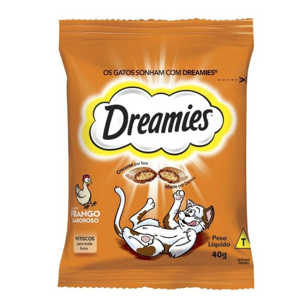 Petisco Para Gatos Dreamies Frango 40g