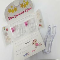 Brinco Perfurador De Lóbulo De Orelha Lobeflex Baby 1 Par De Aplicadores Com brinco em Aço inox Cirúrgico