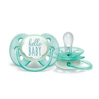 Chupeta Philips Avent Ultra Soft 0-6 Meses Scf522/01 Hello Baby 1 Unidade