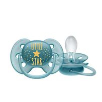 Chupeta Philips Avent Ultra Soft 6-18 Meses Scf528/01 Little Star 1 Unidade