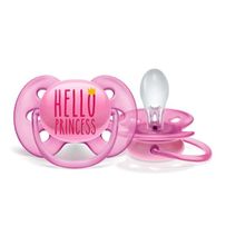 Chupeta Philips Avent Ultra Soft 6-18 Meses Scf529/01 Princess 1 Unidade