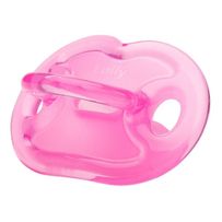 Chupeta De Silicone Lolly Kinddy 6+ Meses Rosa 1 Unidade