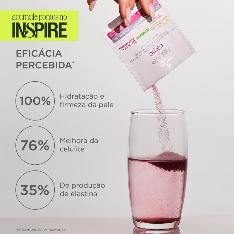 Kit com 3 Nouve Corpo Framboesa - 90 sachês
