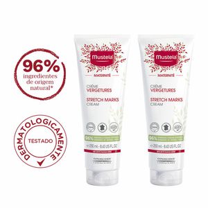 Kit Mustela Maternité Creme Para Prevenção de Estrias 2 Unidades De 250ml