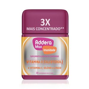 Suplemento Alimentar Addera Max Imunidade 30 Comprimidos Revestidos