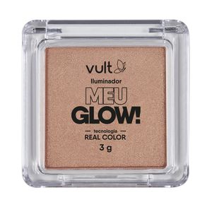 Iluminador Facial Compacto Vult Meu Glow Champagne 3g