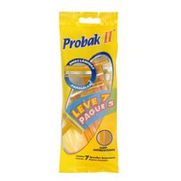 Aparelho De Barbear Descartável Probak II 7 Unidades