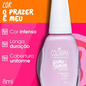 Esmalte Colorama Guru Do Amor Próprio O Prazer É Meu 8ml