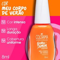 Esmalte Colorama Guru Do Amor Próprio Meu Corpo De Verão 8ml