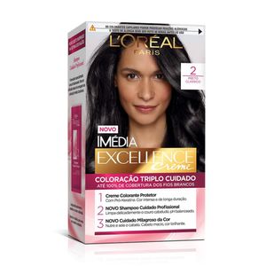 Tintura Loreal Imédia Excellence 2 - Preto Clássico