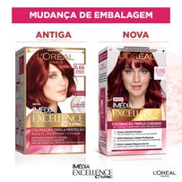 Tintura Loreal Imédia Excellence 6.66 - Vermelho Intenso