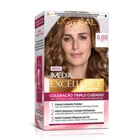 Tintura Loreal Imédia Excellence 6.88 - Mel Tabaco
