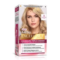 Tintura Loreal Imédia Excellence 9 - Louro Muito Claro