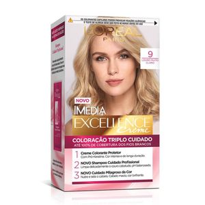 Tintura Loreal Imédia Excellence 9 - Louro Muito Claro