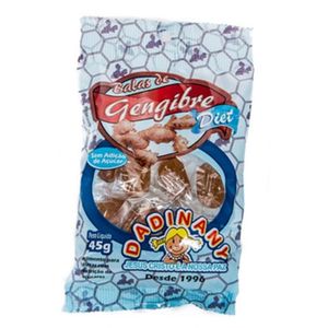 Bala Tuquinha Gengibre Diet Dadinany 45g