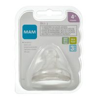 Bico de Mamadeira 3 Mam Fluxo Rápido 1336 4+ Meses 1 Unidade
