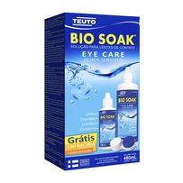 Bio Soak Teuto Solução para Lentes de Contato Eye Care 480ml + 1 Estojo Grátis