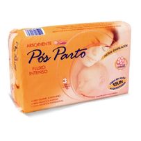 Absorvente Pós Parto Fluxo Intenso Incomfral 15 Unidades