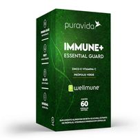Suplemento Alimentar Puravida Immune+ Essential Guard 60 Cápsulas