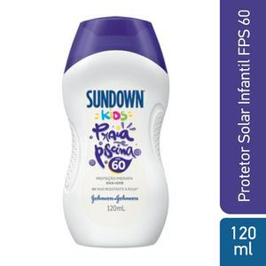 Protetor Solar Corpo e Rosto Sundown Praia E Piscina Kids FPS60 120ml