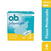 Absorvente Interno O.b Procomfort Médio 8 Unidades
