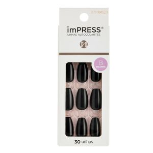 Unhas Autocolantes Kiss New York Impress Bailarina Média 30 Unhas