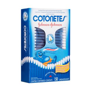 Hastes Flexíveis Johnson & Johnson Cotonetes 150 Unidades