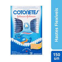 Hastes Flexíveis Johnson & Johnson Cotonetes 150 Unidades