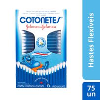 Hastes Flexíveis Johnson & Johnson Cotonetes 75 unidades