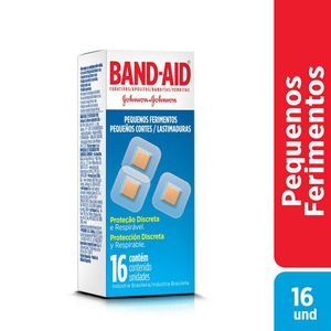 Curativos Band-aid Pequenos Ferimentos 16 Unidades