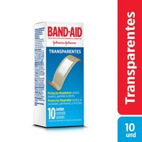 Curativos Transparentes Band-aid 10 Unidades