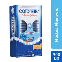 Hastes Flexíveis Johnson's Cotonetes 300 Unidades