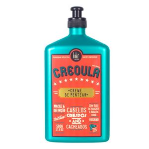 Creme De Pentear Lola Creoula Para Cabelos Crespos E Cacheados 500g