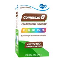 Polivitamínico do Complexo B Ems 100 Comprimidos Revestidos