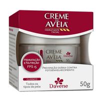 Hidratante Facial Creme De Aveia Davene Fps15 Perfume Original 50g