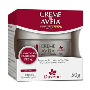 Hidratante Facial Creme De Aveia Davene Fps15 Perfume Original 50g