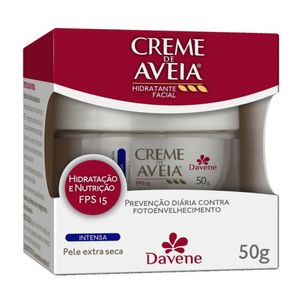 Hidratante Facial Creme De Aveia Davene Intensa 50g