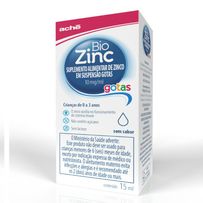 Biozinc Gotas 10mg/ml Aché Frasco 15ml