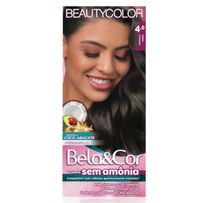 Tintura Beautycolor Bela e Cor Sem Amônia Castanho Médio 4.0