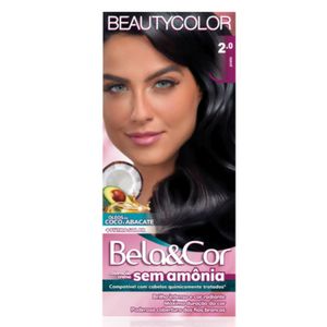 Tintura Beautycolor Bela e Cor Sem Amônia Preto 2.0