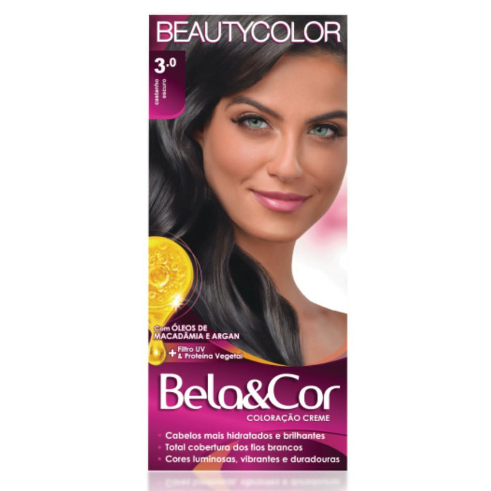 Tintura Beautycolor Bela e Cor Castanho Escuro 3.0