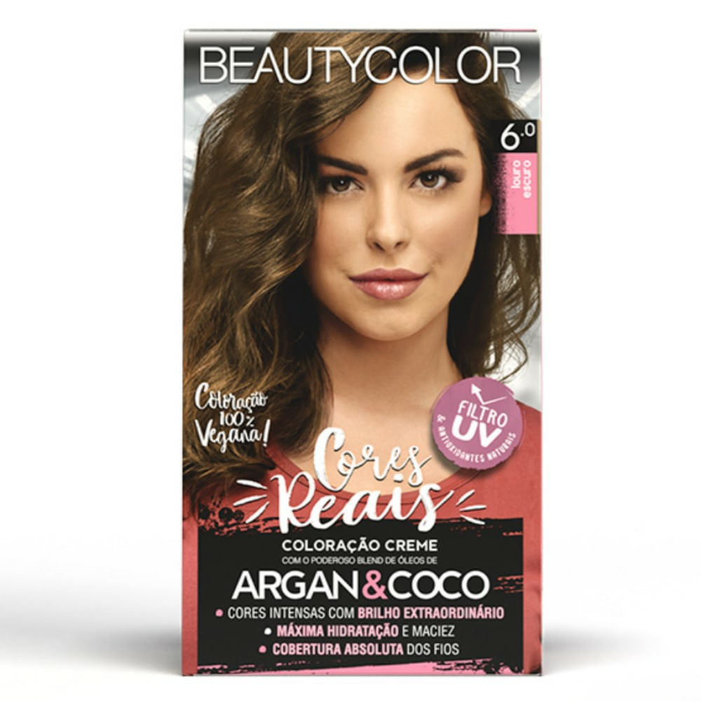 Tintura Beautycolor Cores Reais Louro Escuro 6.0