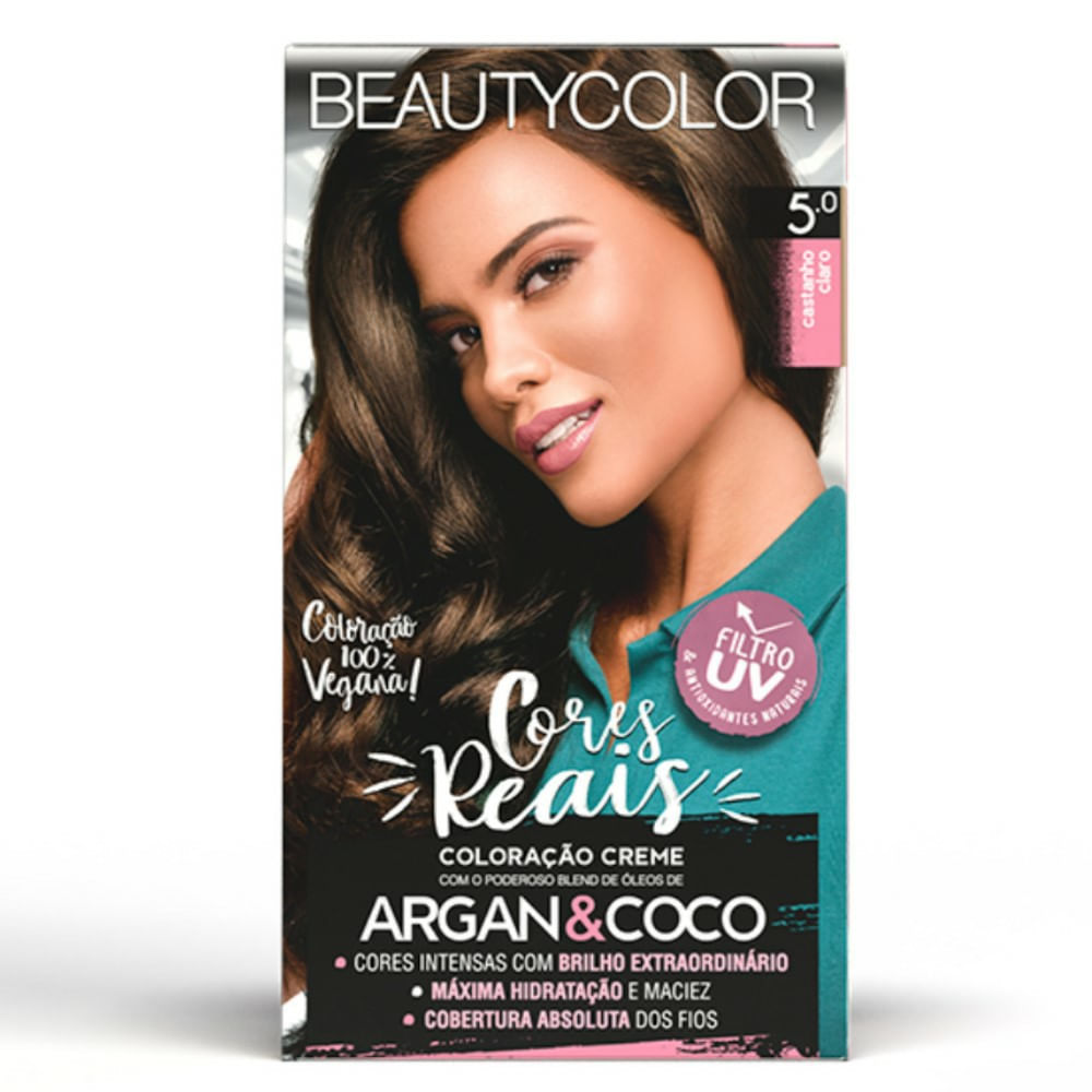 Tintura Beautycolor Cores Reais Castanho Claro 5.0