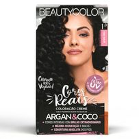 Tintura Beautycolor Cores Reais Preto Onix Escuro 1.0