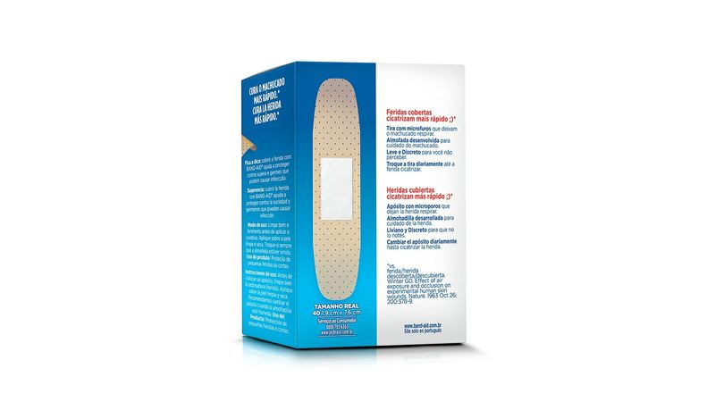 Curativo Band-Aid Skin Flex Standard 25 unidades - Drogaria Venancio